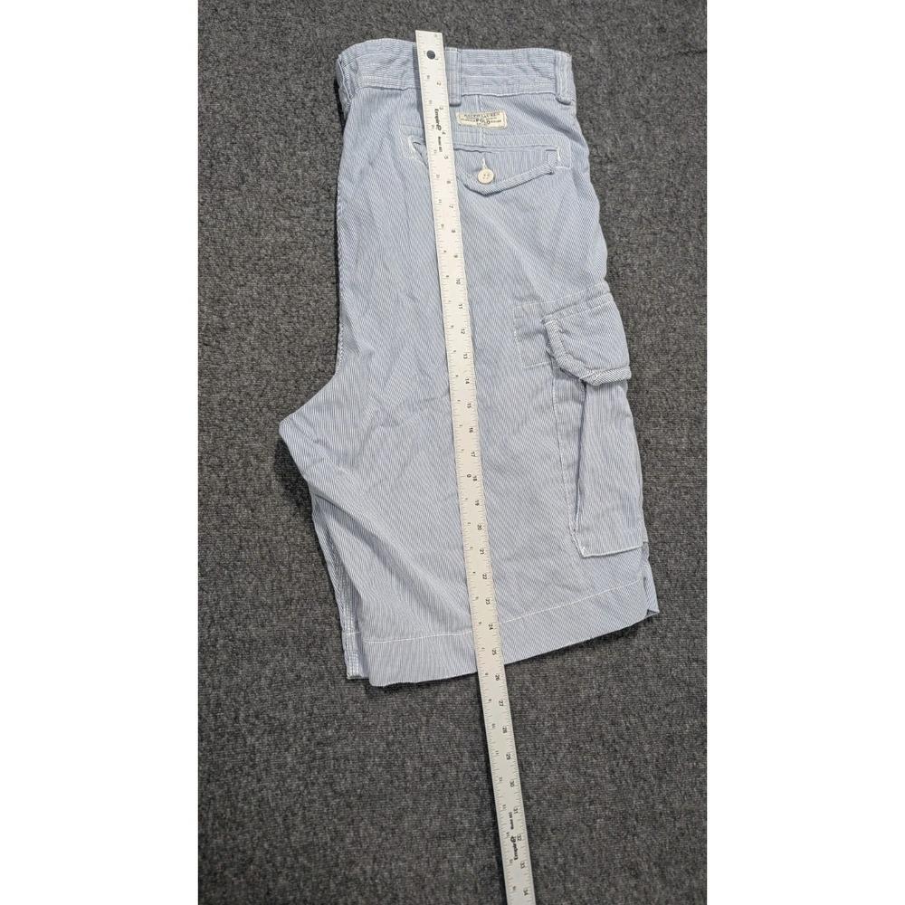 Polo Ralph Lauren Shorts Men's Blue‎ White 42T Seersucker Cargo Chinos Old Money - Picture 11 of 16